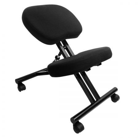 Adjustable Kneeling Chair Office Stool - Black | Crazy Sales