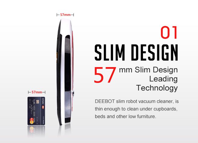 slim robot vacuum cleaner