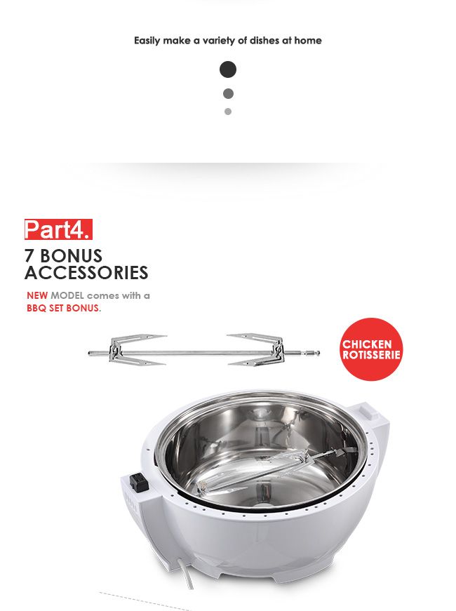 Maxkon UFO Designed MultiPurpose Healthy Air Fryer Oven Cooker Crazy