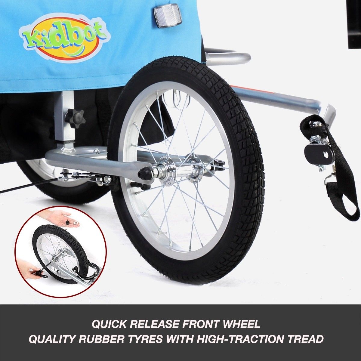 kidbot 2 in 1 bicycle trailer