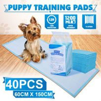 Pack of 40PCs 60 cm x 150 cm Puppy Training Pads for Puppies & Indoor Dogs