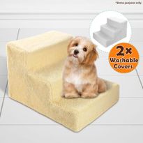 Dog Steps Deluxe with Two Washable Covers 3 Steps