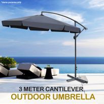 3M Black Cantilever Garden Umbrella