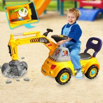 Kids Multi-Function Ride On Yellow Truck