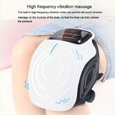 Electric Knee Joint Massager LCD DisplayTouch Control Automatic Vibration Quick Heating Physiotherapy Pain Relief Rehabilitation