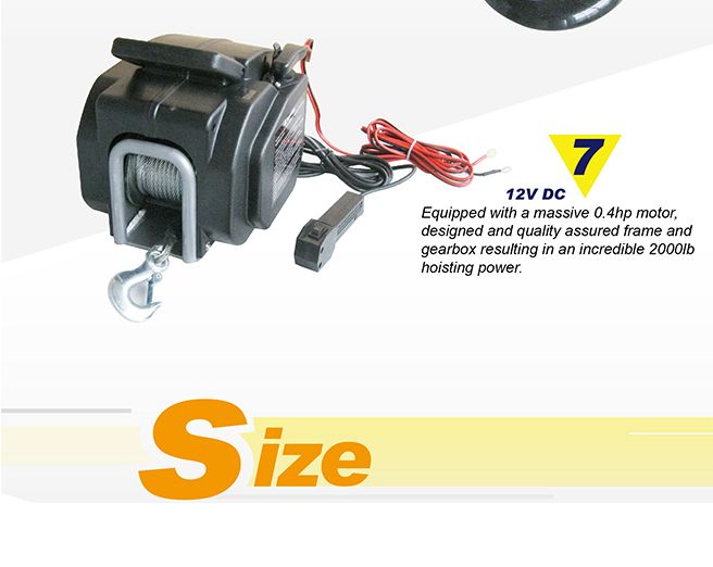 Heavy Duty Electric Boat Winch 3500LBS Crazy Sales