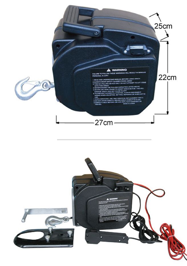 Heavy Duty Electric Boat Winch 3500LBS Crazy Sales