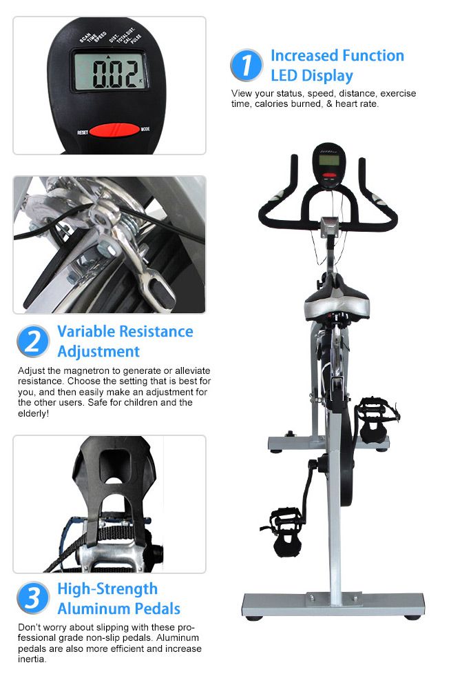 flywheel stationary bike