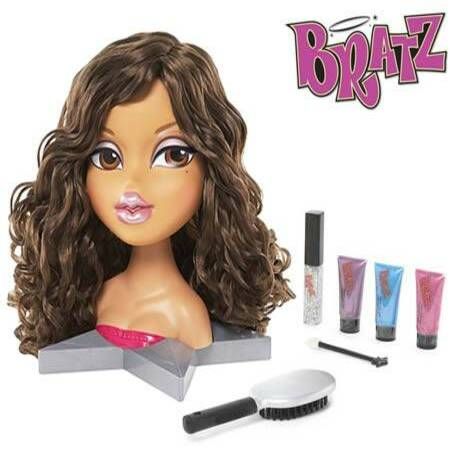 bratz funky fashion makeover head doll