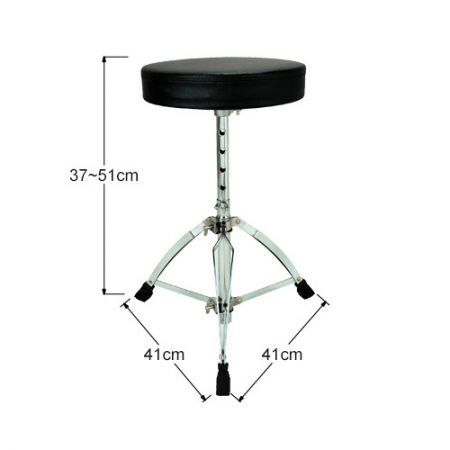 Pro Heavy Duty Drum Chair - Adjustable Height