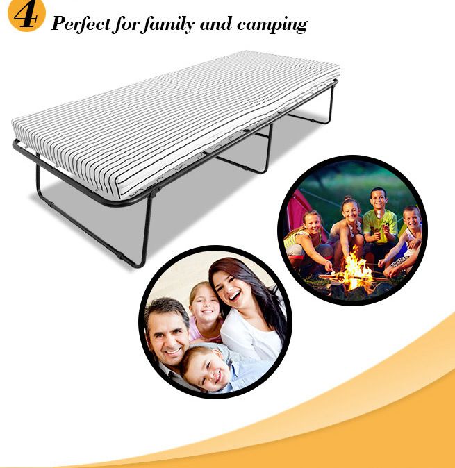Folding Bed with Mattress Crazy Sales
