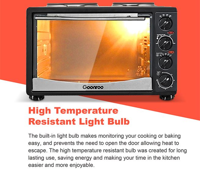 34L Electric Convection Oven with Twin Hot Plates & Rotisserie Crazy