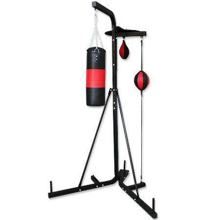 Multi Station Boxing Stand with Punching Bag/Speed ball/Floor to Ceiling Ball | Crazy Sales