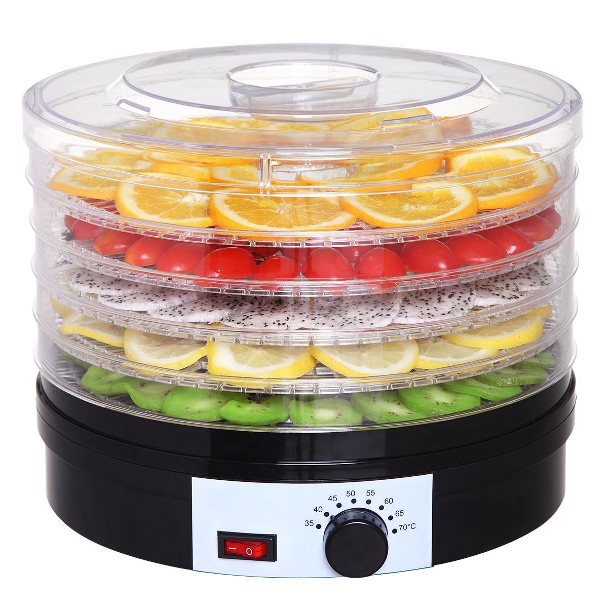 Maxkon Food Dehydrator with Adjustable Trays Black Crazy Sales