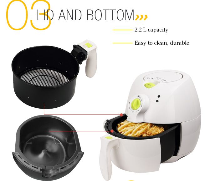 2.2L White Air Fryer BestDeals.co.nz