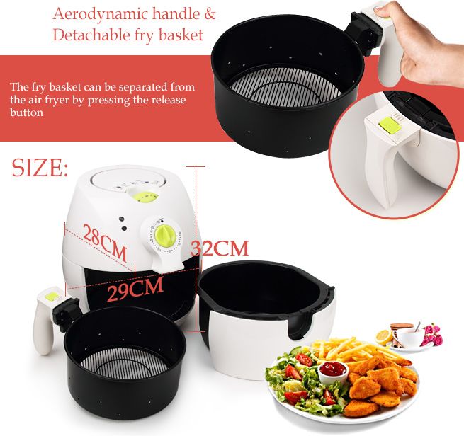 2.2L White Air Fryer BestDeals.co.nz