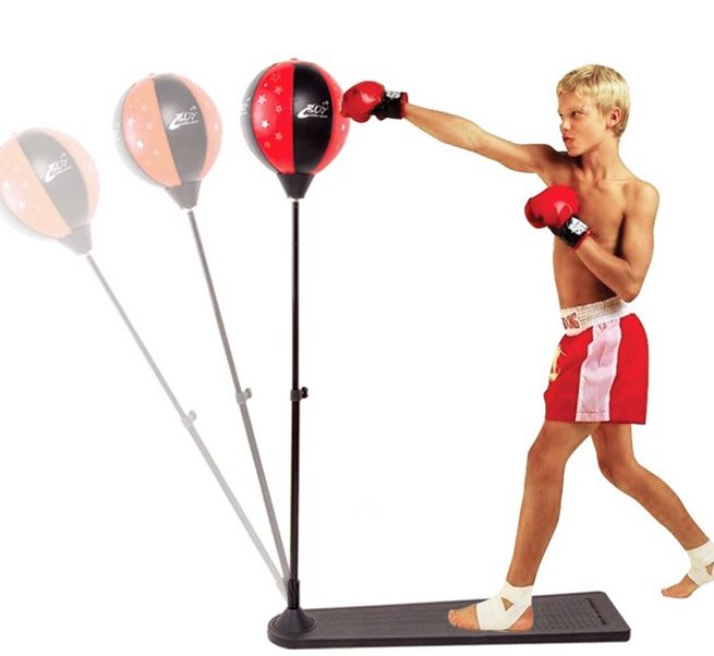 NEW Speed Ball Stand Punching Boxing Pouch Bag Glove Set Children Kids Toy Boy | Crazy Sales