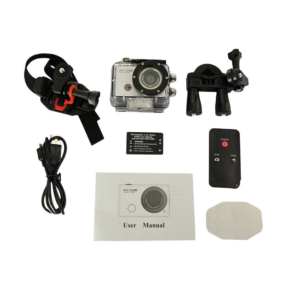 F21 5.0MP Full HD 1080P waterproof Action Sport Camera CAM WiFi DV Camcorder