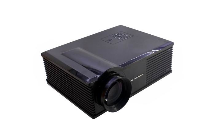 PH580 3200 Lumens LCD Projector with HDMI Input TV Tuner - Black