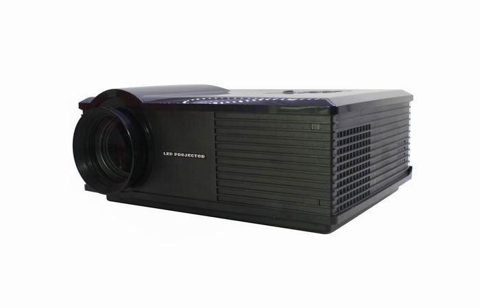 PH580 3200 Lumens LCD Projector with HDMI Input TV Tuner - Black