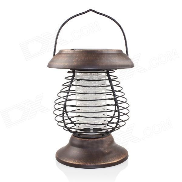 Outdoor Solar Powered Garden Yard Pest Insect Mosquito Killer Lamp