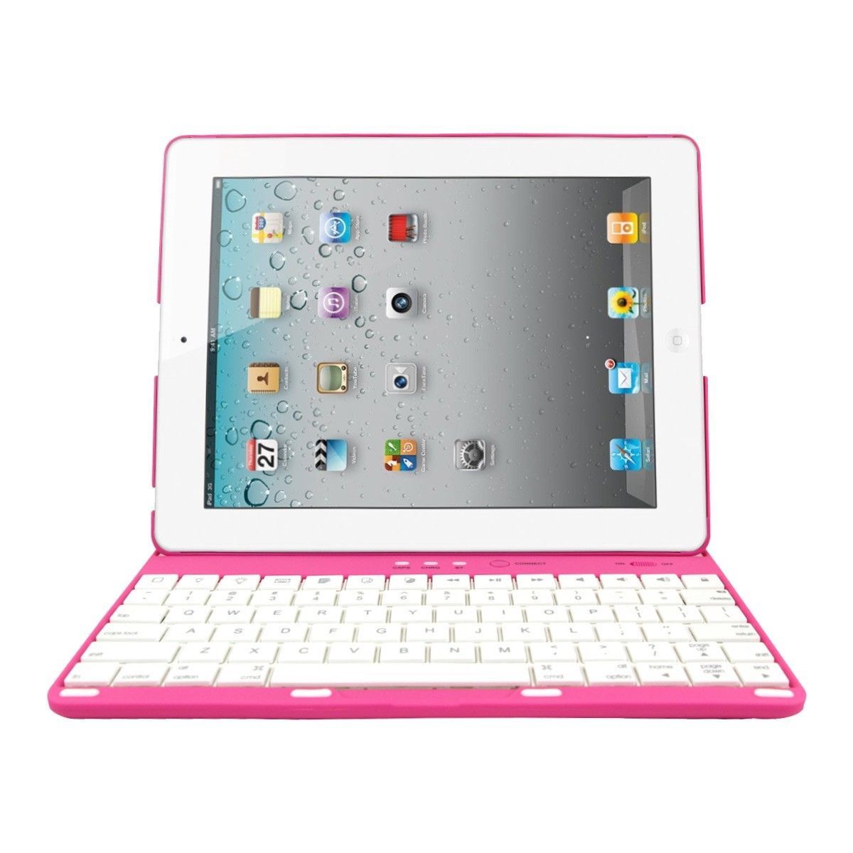 360 Swivel Rotating Bluetooth Wireless Keyboard Case Cover for ipad 2 3