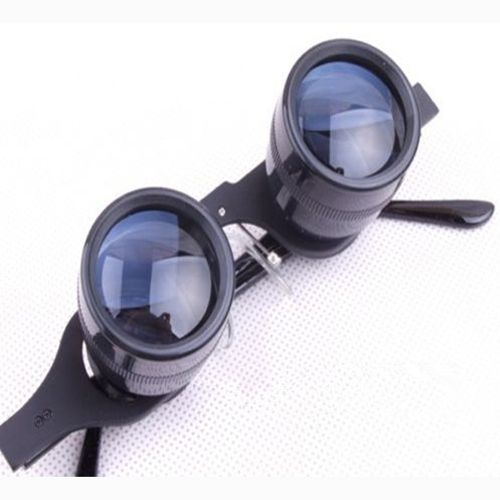 New BIJIA Ultralight 10x34 10 times Glasses Style Focus Binocular Telescope Binoculars for Hunting Fishing