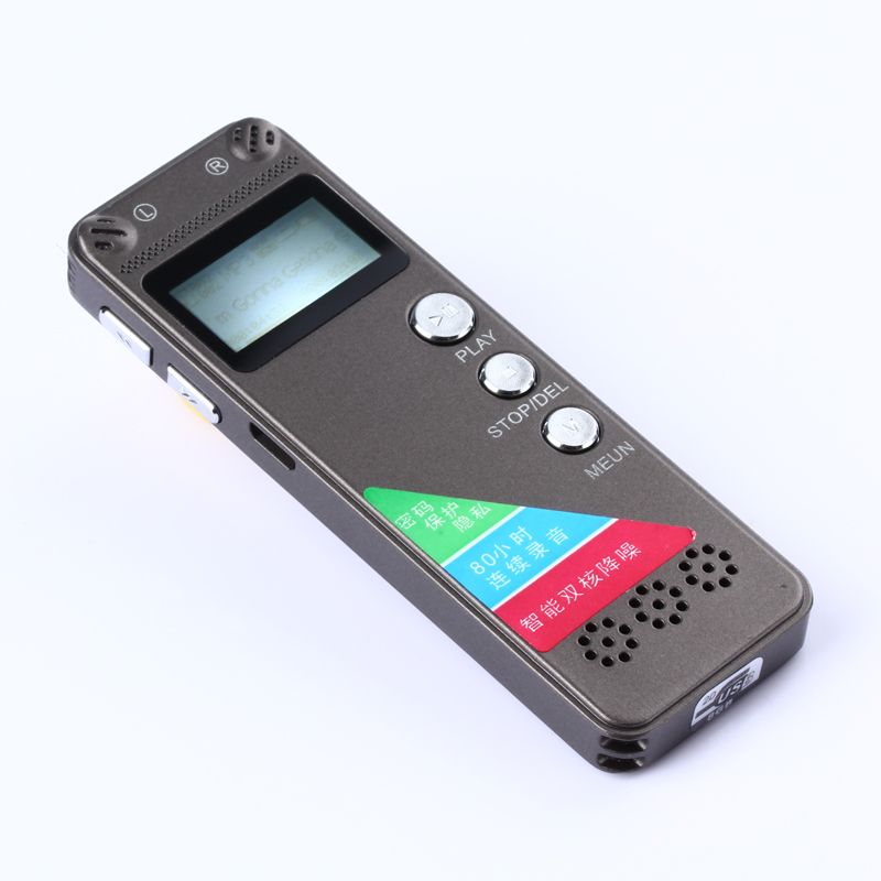 500 8GB Professional High-definition Digital Voice Recorder Stereo Dictaphone with Mp3 and Storage