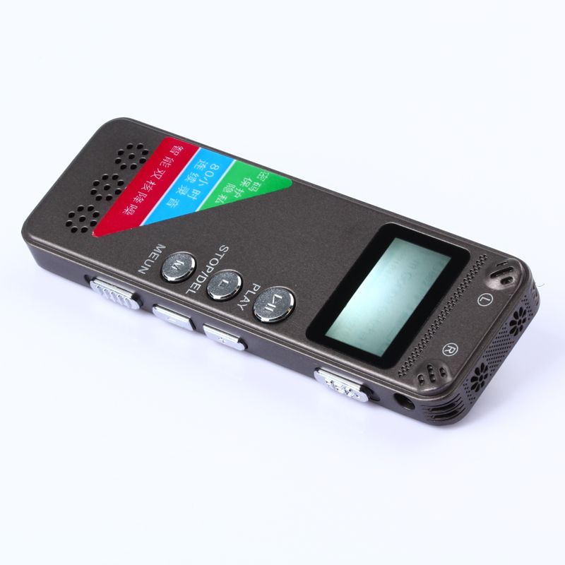 500 8GB Professional High-definition Digital Voice Recorder Stereo Dictaphone with Mp3 and Storage