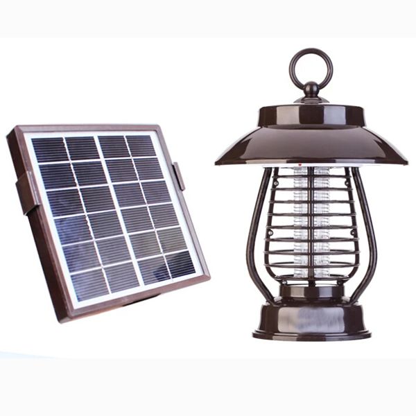 Outdoor Solar Powered 16-LED Garden Yard Pest Insect Mosquito Killer Lamp