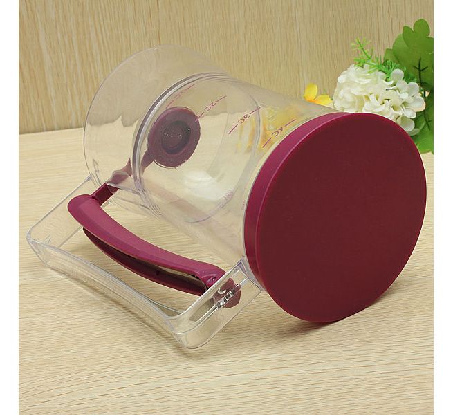 Batter Dispenser With Squeeze Handle - Pancake Batter Dispenser, Pancake Dispenser For Better, Cupcake Batter Dispenser, Pancake Pourer Dispenser, Pancake Mix Dispenser, Waffle Batter Dispenser Visit The Seven Siblings Store