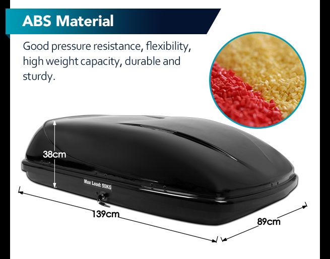 360L Car Roof Storage Pod Vehicle Rooftop Luggage Rack Storage Box