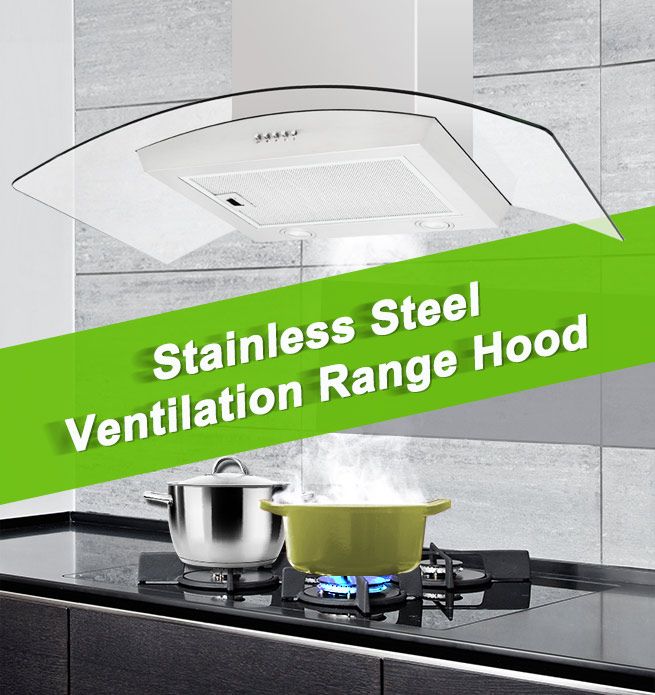 Stainless Steel Ventilation Range Hood Fan Crazy Sales