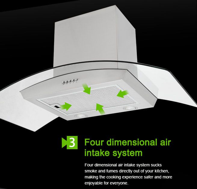 Stainless Steel Ventilation Range Hood Fan Crazy Sales