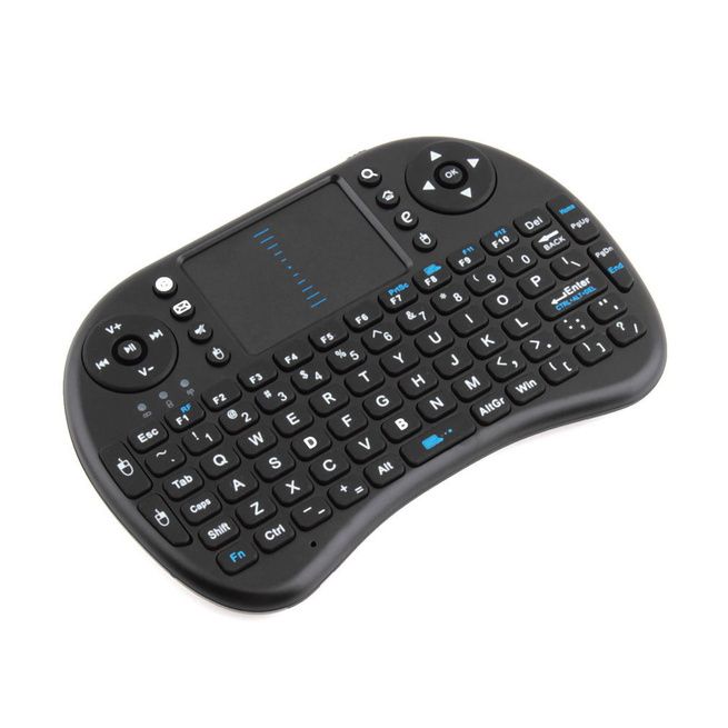 Mini Wireless Keyboard 2.4G with Touchpad Handheld Keyboard for PC