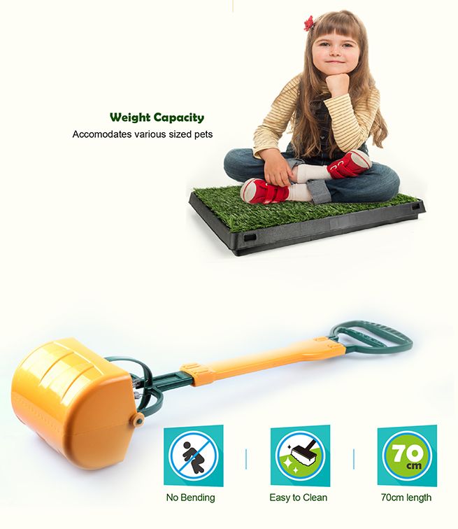 Large Indoor Pet Toilet with Pooper Scooper Crazy Sales