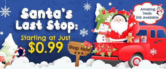 Christmas Clearance Starting at Just $0.99