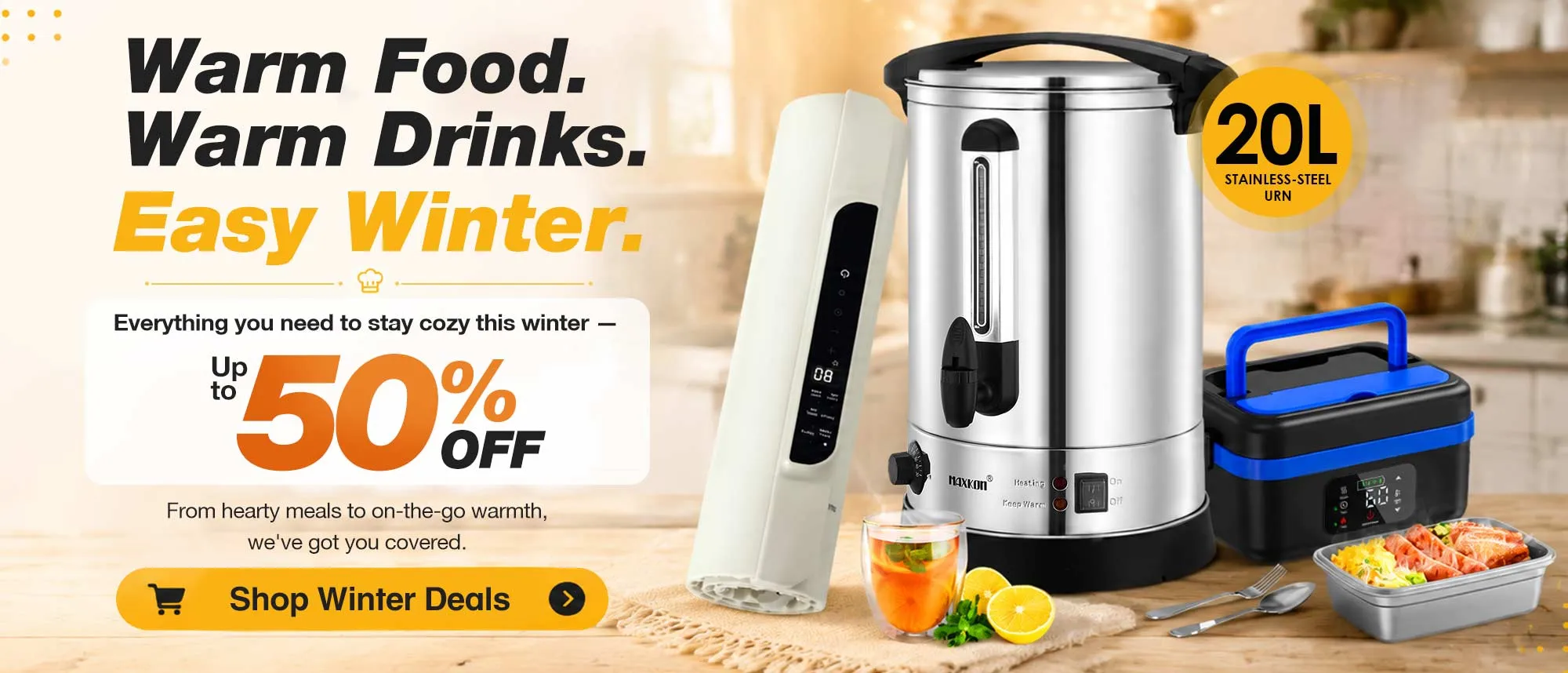 Slow Living, Warm Living — Up to 50% Off
