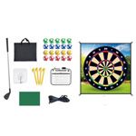 Golf Chipping Game with Sticky Balls and Darts fun Game Mat Indoor OutdoorGolf Game Set for Children Over 3 Years Old and Adults  Golf Clubs