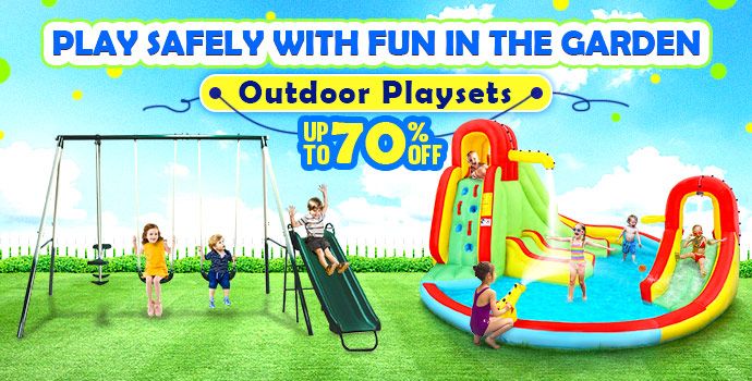 Outdoor Playsets up to 70% off