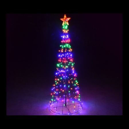 Giant Multi-Colour LED Christmas Tree -2.2M