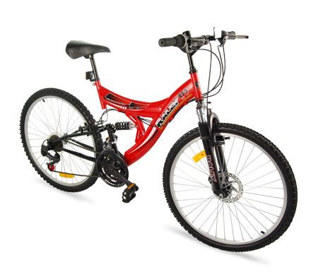 red 26 inch mountain bike