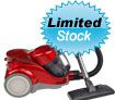 TDA Powerful 1800W Bagless Cyclone Vacuum Cleaner - Red