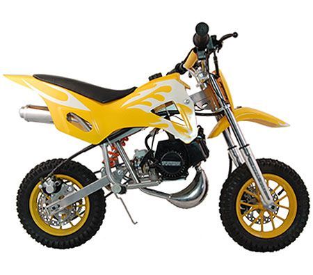 49cc Dirt   Pit   Pee Wee   Trail Bike - Yellow