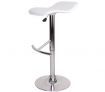 2x Bar Stool Euro Design Kitchen Chair Gas Lift - White