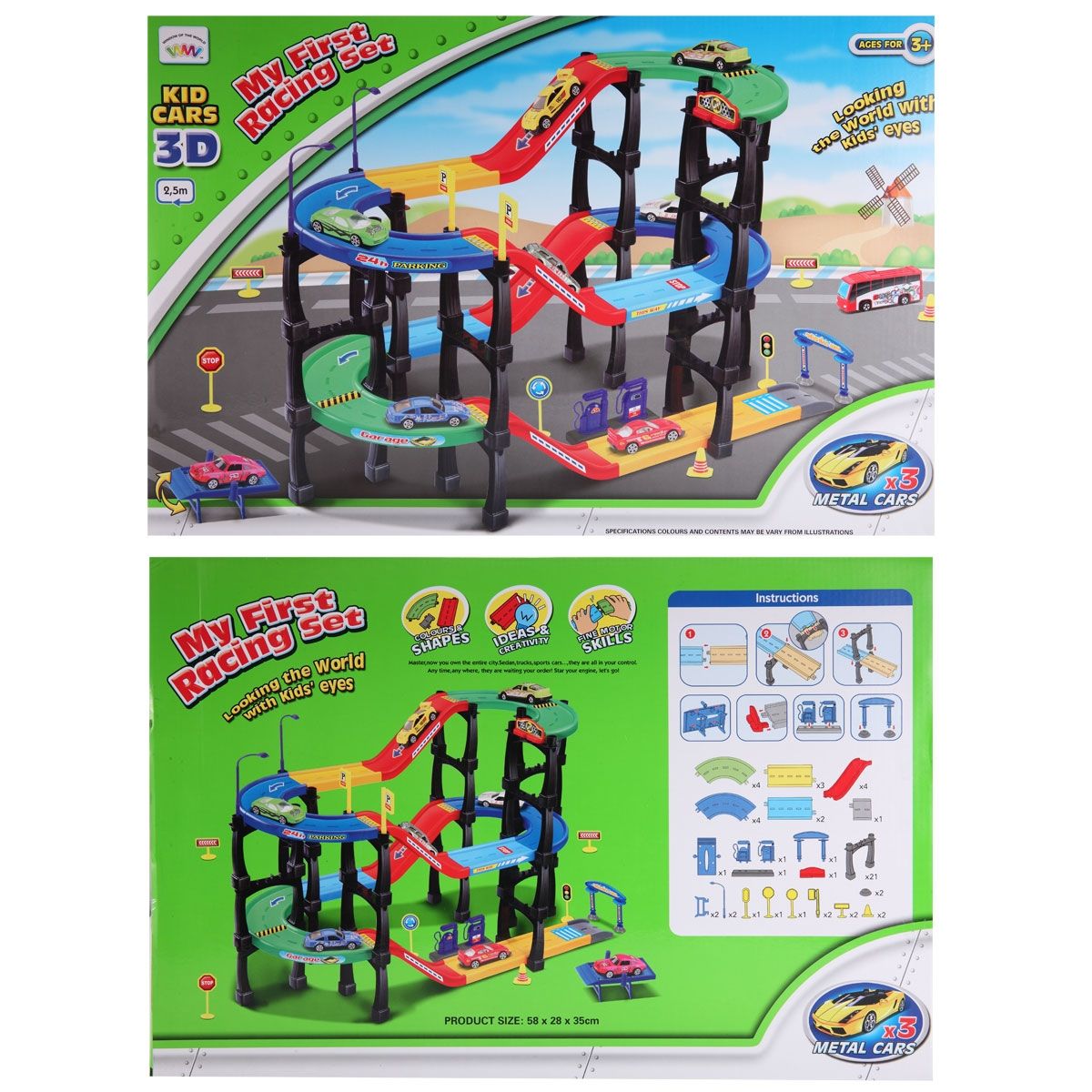 Children's Toy Car & Parking Lot Play Set Crazy Sales