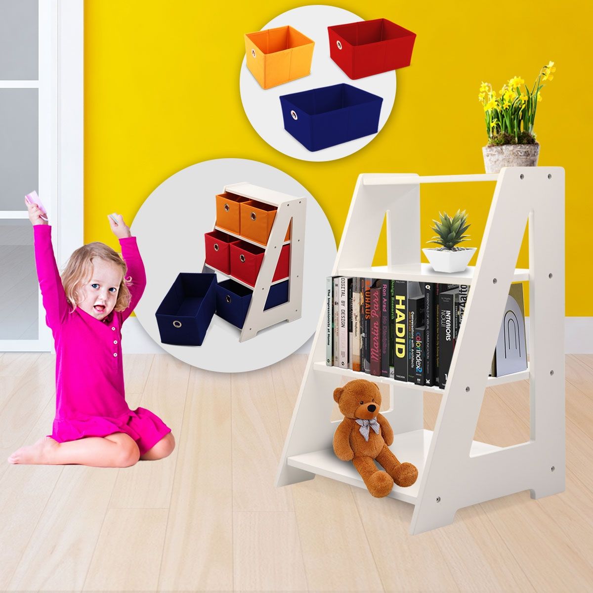 6 Drawer Kids Toy Organiser / Storage Unit