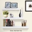 Artiss Floating Wall Shelf Set of 3 White