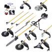 65cc 9 In 1 Petrol Pole Chainsaw Hedge Trimmer Whipper Snipper Pruner