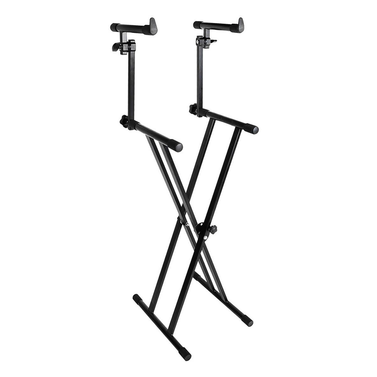 Double Type X Piano Keyboard Stand 2 Tier